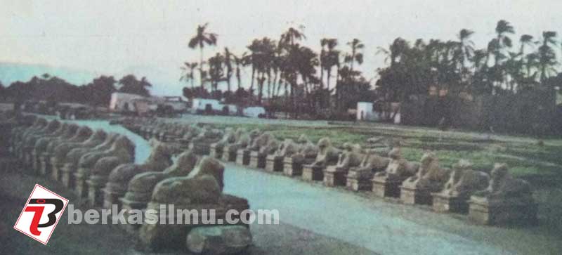 Peradaban Lembah Sungai Nil 4 Foto Barisan spink Mesir Kuno