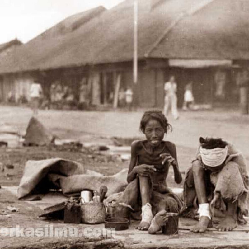 Kemiskinan masyarakat akibat penjajahan Jepang