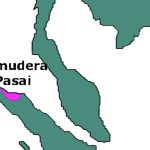 Peta daerah kekuasaan Kerajaan Samudera Pasai