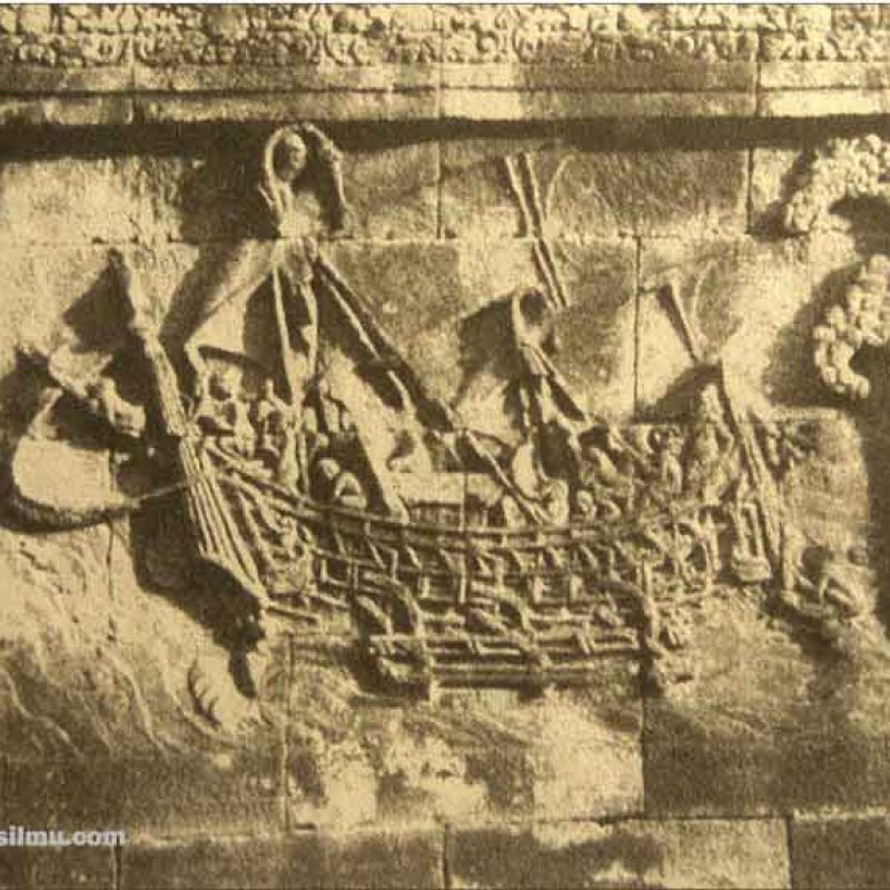 relief pelayaran di candi