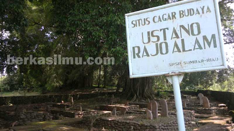 Sejarah Kerajaan Minangkabau 1 Foto situs cagar budaya ustano rajo alam