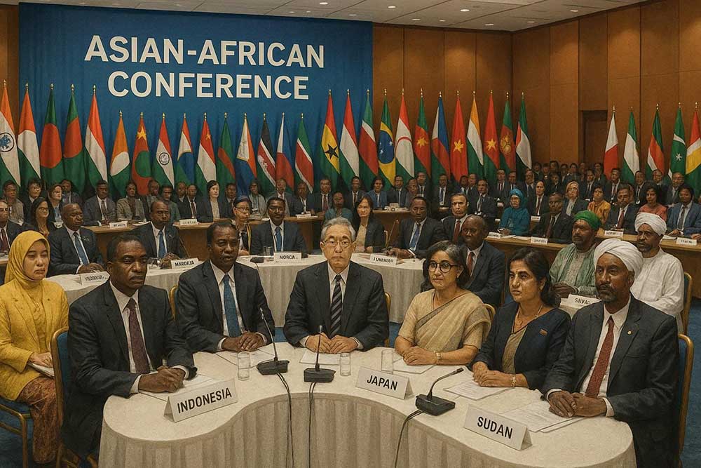 gambar ilustrasi Konferensi Asia-Afrika