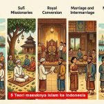 gambar ilustrasi 5 Teori masuknya Islam ke Indonesia