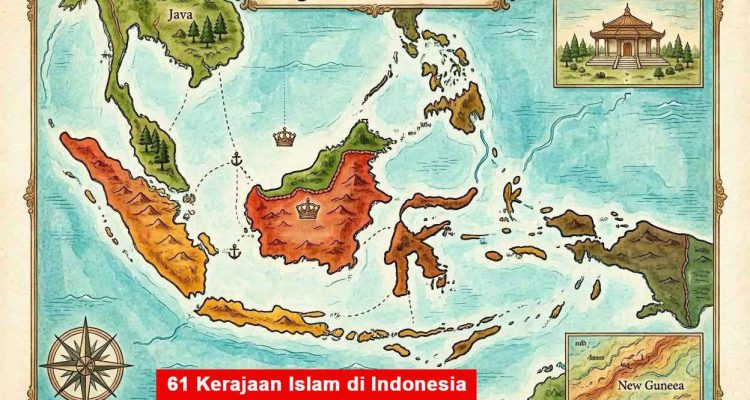 Gambar ilustrasi 61 Kerajaan Islam di Indonesia